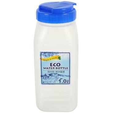 Imagem de Jarro de água fria estilo coreano de vidro e jarra de garrafa de plástico para café garrafas de água recipientes para água geladeira garrafa de água bebida cabeceira suco de água pp fitness bebidas esportes