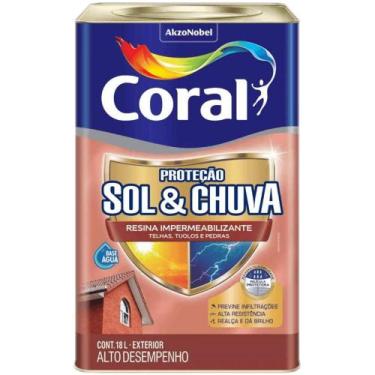 Imagem de Resina Impermeabilizante de Proteção Contra Sol e Chuva Incolor 18 Lit