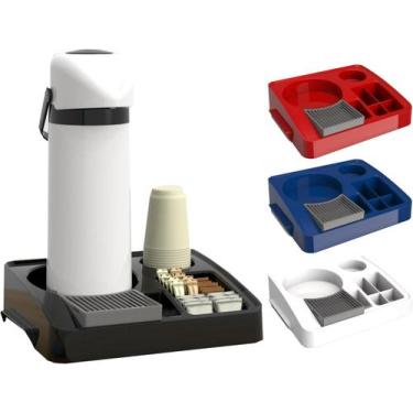 Imagem de Bandeja Organizadora De Bancada Para 1 Garrafa Servire I Café Empresa 