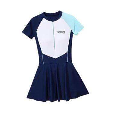 Imagem de UGPLM Vestido de natação para feminino para o festival de esportes aquáticos, natação de verão, M