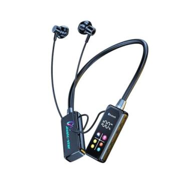 Imagem de Tela colorida bateria longa duração da bateria sem fio Bluetooth Headphones HiFi Sound Band fones de ouvido esportes Redução de ruído de fone de ouvido