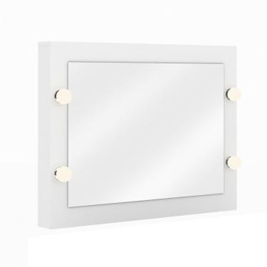 Imagem de Painel Com Espelho Para Penteadeira Cr35019 Branco