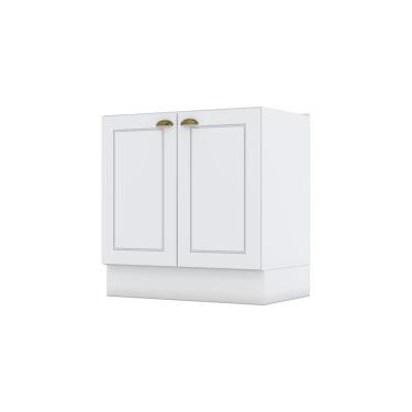 Imagem de Balcão 02 Portas 80 Cm Amy Branco Hp Casa 812 Branco Hp