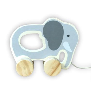Imagem de Brinquedo De Puxar Elefante Em Madeira - 2 - Toptoy Brasil