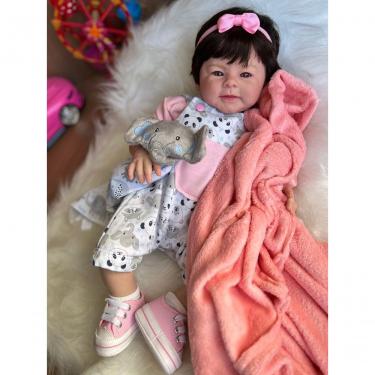 Imagem de Bebê Reborn Clara - Kit Completo Corpo Do Bebê Tecido