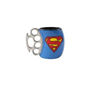 Imagem de Caneca Soco Inglês Super Man Justice League Oficial 350ml - Zona Criativa