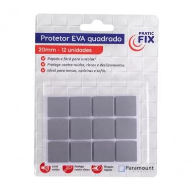 Imagem de Protetor Adesivo Quadrado Pés Cadeiras Mesas