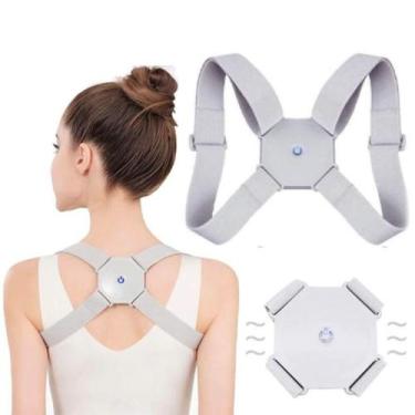 Imagem de Colete Cinta Corretor De Postura Ajustável Sensor Inteligente Vibra Co