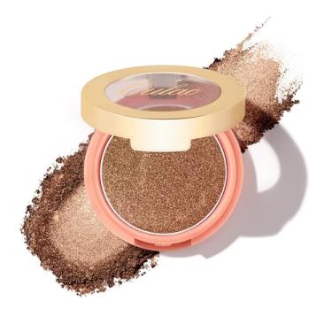 Imagem de Oulac Blush Bronze Brilhante Em Pó 2 1 | Com Textura Cremosa Acabamento Bronzeador Altamente Pigmentado E Fácil De Aplicar/Espalhar, Vegano Cruelty-Free 4,8G F04 Goddess