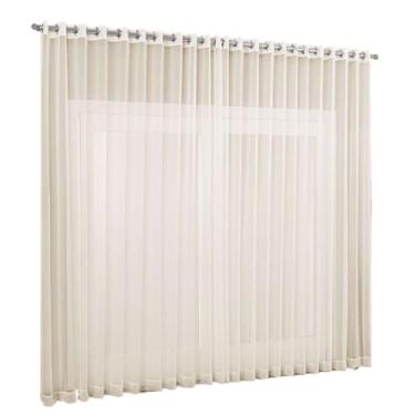 Imagem de Cortinas de tule para o quarto e a sala, com 3 metros de comprimento.