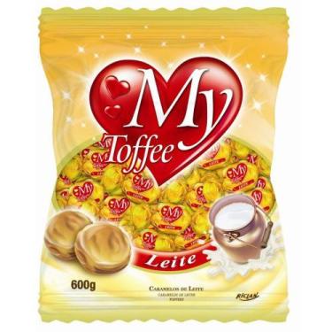 Imagem de Bala de Caramelo My Toffee Sabor Leite Pct/ 600g - Riclan