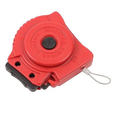 Imagem de Acouto Lockout Tagout Bloqueio do Cabo - 2mm de Aço Inoxidável LOTO Lock Automático Retrátil para Dispositivos Industriais - e Solução Portátil