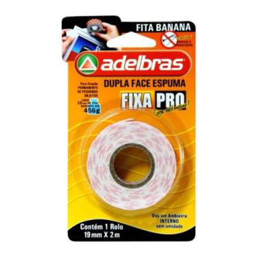Imagem de Fita dupla face ,fixa pro espuma 19mmx2m - Adelbras