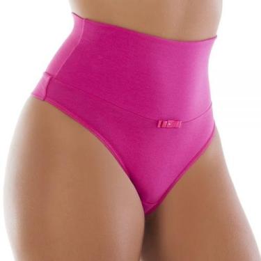 Imagem de Tanga Cos Super Largo Fio Duplo Rosa Pink em Algodão Egípcio - Ahavá S