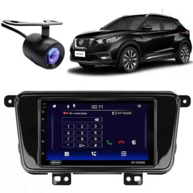 Imagem de Central Multimidia Android Auto Nissan Kicks Moldura + Câm BP - First 