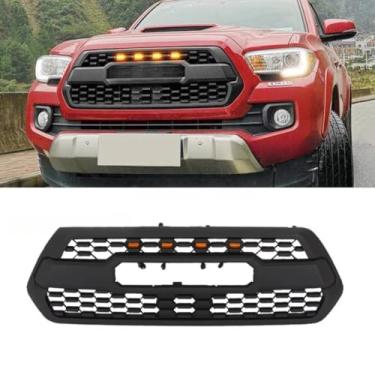 Imagem de Grade de corrida para para-choque dianteiro de carro para Tacoma 2016-2022 Kit de carroceria acessórios de carro (churrasqueira sem luz)