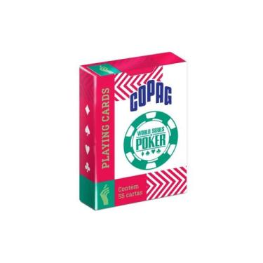 Imagem de Baralho Plástico World Series of Poker WSOP Original Copag, Vermelho