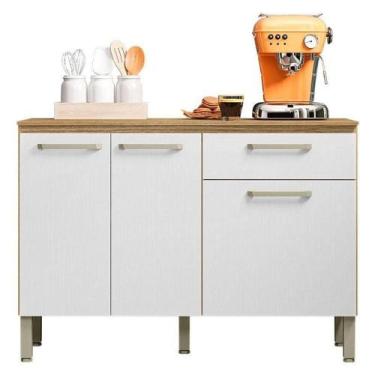 Imagem de Balcão De Cozinha Versalhes Freijó Supremo - Kits Paraná - Kit's Paran