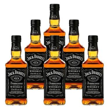 Imagem de Whisky Jack Daniel's Tennessee Whiskey 375ml 6 Unidades