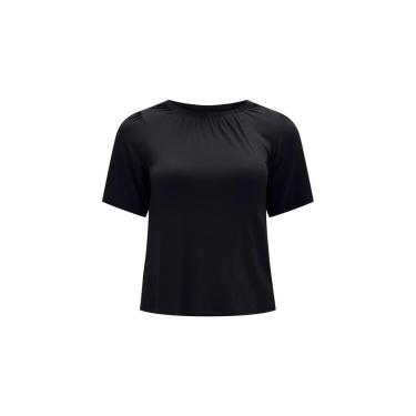 Imagem de Blusa Plus Size Lunender Manga Curta Preto Tam. M-Feminino