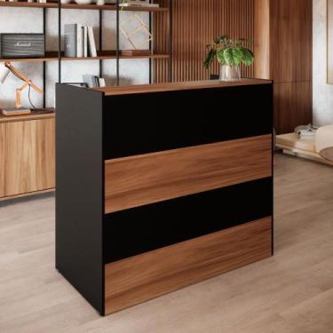 Imagem de Balcão Atendimento Recepção Escritório 90 cm x 110 cm F5 - F5 Office G
