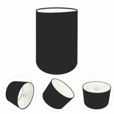 Imagem de Cúpula Abajur Cilíndrica Cp-8004 Ø15x25cm Preto