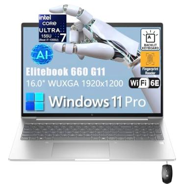 Imagem de HP Laptop Elitebook 660 G11 16" Fhd+ Business Copilot Ai, Intel Ultra 7 155U (Beat I7-1355U), 64 Gb De Ram Ddr5, Ssd Pcie 2 Tb, Wi-Fi 6E, Kb Com Retroiluminação, Leitor Impressão Digital, Windows 11