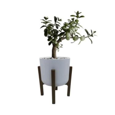 Imagem de Vaso Cachepo Suporte Para Planta Artificial Vaso Decorativo M ou G (Branco,M)