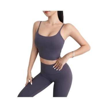 Imagem de Colete Esportivo De Cabelo Dupla Face Para Meninas, Outono, Corrida, F