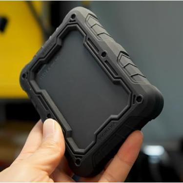 Imagem de FATBEAR Capa amortecedora de silicone à prova de choque para Western Digital WD Elements disco rígido externo portátil capa de proteção de borracha resistente (elementos 1 TB/2 TB)