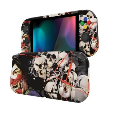 Imagem de playvital Capa Protetora Zealprotect Halloween Para Nintendo Switch Lite, Ergonômica, Durável, Confortável, Antiderrapante E Antirriscos Com Protetor De Tela Protetores Botões, Ghost Of Samurai