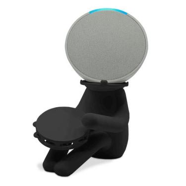 Imagem de Suporte Alexa Echo Pop - Robert Pagodeiro Amazon - 3D Think BR, Preto
