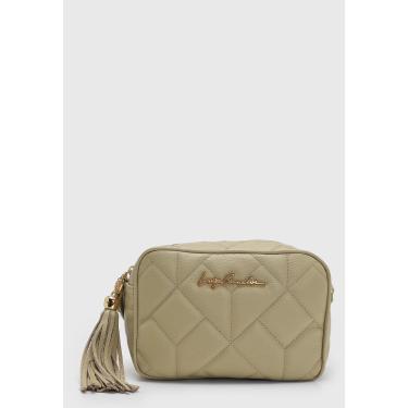 Imagem de Bolsa Transversal Luiza Barcelos Alça Ajustável Verde Luiza Barcelos 77770626-41 feminino