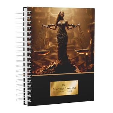 Imagem de Agenda Jurídica 2026 Direito Personalizada 8 Capas (CAPA 1)