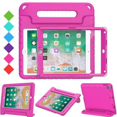 Imagem de Capa para crianças iPad 9.7 (6ª 5ª geração) com protetor de tela BMOUO