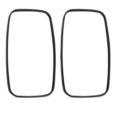 Imagem de jose2015 2 peças de espelhos de trator 32 cm x 19,3 cm substituição de espelho de trator universal para caminhões e carrinhas, reboques de mesa e caminhões basculantes, ônibus escolares e trailers