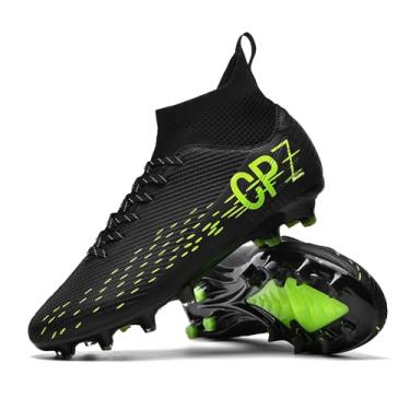 Imagem de TOPSFEBA Chuteiras de futebol para homens e mulheres, sapatos de futebol de interior, unissex, sapatos de beisebol juvenil, sapatos de rúgbi, adulto, AG FG TF, botas de futebol, largo, tênis de treino