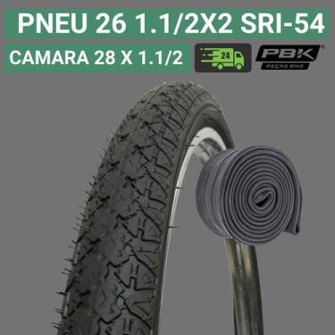Imagem de Pneu Aro 26 Bicicleta Pneu 26 X 1.1/2X2 SRI54 Paco
