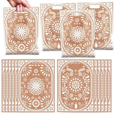 Imagem de Cleito Lindo Sacos de lembrancinha de festa - 50 peças Mexicano Cleito Lindo Cinco de Mayo Sacos de Presente Doces Fiesta Picado Mexicano Artigos de lembrancinha de festa para aniversário chá de bebê