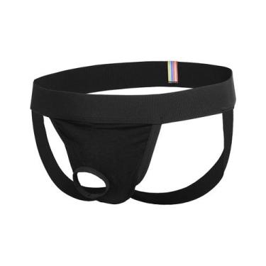 Imagem de Jockstrap com furo na frente - Beebas, Preto, XG