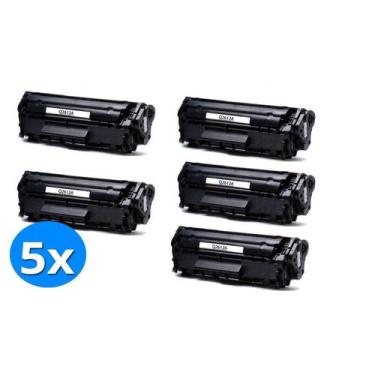 Imagem de Kit 5x Cartucho Toner Para Q2612a 3050 3015 3055 2612a 3030 - IMPORTED