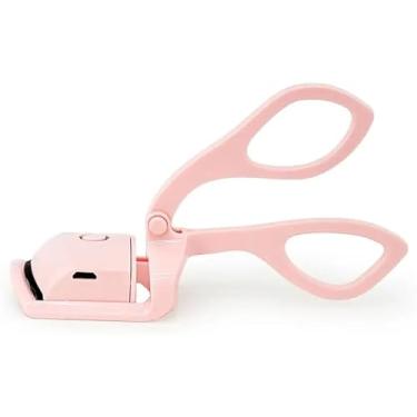 Imagem de Curvador de Cílios Elétrico Térmico USB 2 em 1 – Modelador com Aquecimento Rápido, Design Ergonômico e Silicone Protetor – Cílios Curvados e Definidos em Segundos (Rosa)