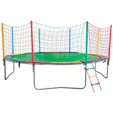 Imagem de Cama Elástica Pula Pula 3,66m Lona Cores Lisas sem Emenda - PapiBrink.