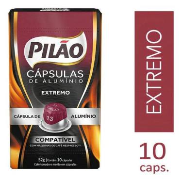 Imagem de Café pilão nespresso 13 extremo 10 cápsulas