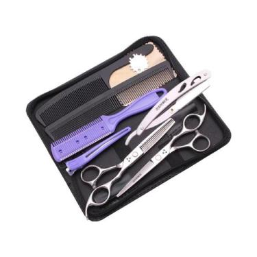 Imagem de Tesoura Profissional De Cabeleireiro 6.0 440C Ferramentas De Barbeiro 