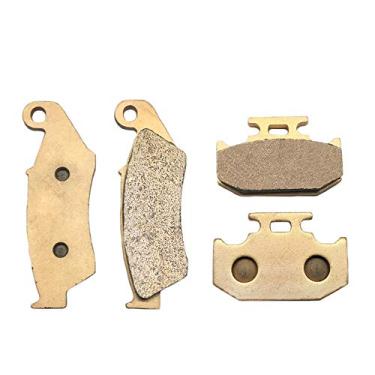 Imagem de S SYUU Pastilha de freio a disco de liga de cobre sinterizado dianteira traseira para motocicleta compatível com Kawasaki KLX 250 F/R 1993-1997 KX 125 250 500 KDX 200 220 FA185F FA152R