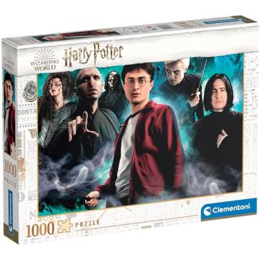 Imagem de Clementoni 39586 Harry Potter - Quebra-cabeça de 1000 peças a partir dos 9 anos Quebra-cabeça adulto colorido com cores fortes Jogo de habilidade para toda a família, boa ideia de presente
