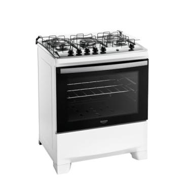 Imagem de Fogão 5 bocas Dako Supreme Branco Mesa Inox