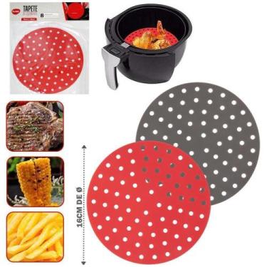 Imagem de Tapete Esteira Culinario De Silicone Redondo Para Air Fryer - Clink