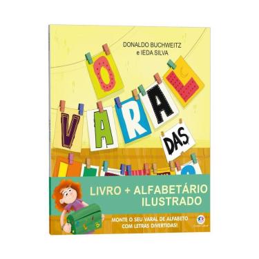Imagem de Varal Das Letras - Livro + Alfabetario Ilustrado, O